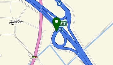 山形自動車道 寒河江IC 下り 入口の地図画像