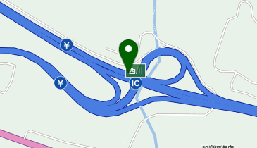 山形自動車道 西川IC 上り 出口の地図画像