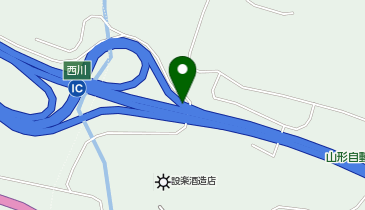 山形自動車道 西川IC 上り 入口の地図画像