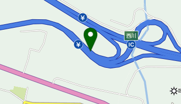 山形自動車道 西川IC 下り 入口の地図画像