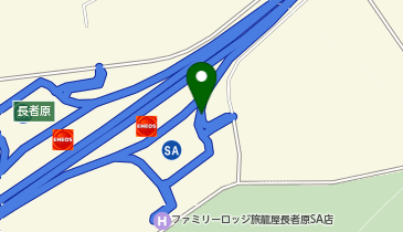 東北自動車道 長者原スマートIC 上り 出口の地図画像