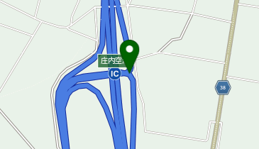 日本海東北自動車道 庄内空港IC 上り 入口の地図画像