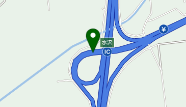 東北自動車道 水沢IC 下り 入口の地図画像