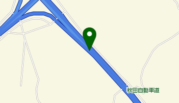 秋田自動車道 秋田北IC 下り 出口の地図画像