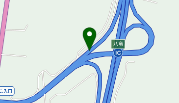 秋田自動車道 八竜IC 下り 入口の地図画像