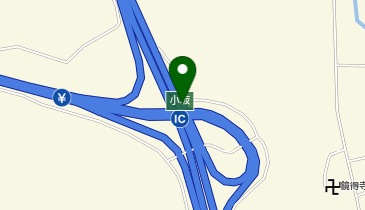 東北自動車道 小坂IC 上り 出口の地図画像