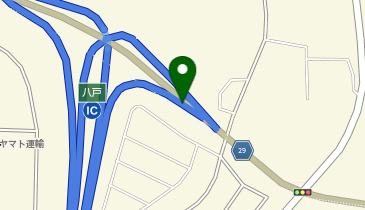 八戸自動車道 八戸IC 上り 入口2の地図画像
