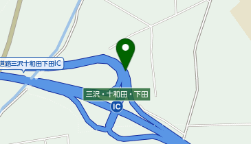 第二みちのく有料道路 三沢・十和田・下田IC 上り 入口の地図画像