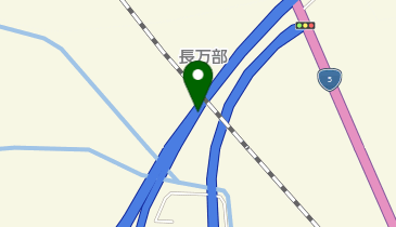 道央自動車道 長万部IC 上り 出口の地図画像