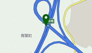 道央自動車道 登別室蘭IC 下り 出口の地図画像