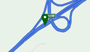 道央自動車道 登別東IC 上り 入口の地図画像