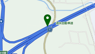 道央自動車道 登別東IC 下り 入口の地図画像