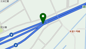 道央自動車道 札幌IC 上り 出口の地図画像