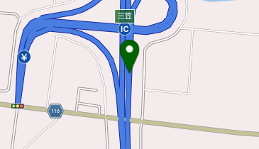 道央自動車道 三笠IC 上り 入口の地図画像