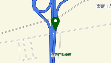 道央自動車道 美唄IC 上り 入口の地図画像