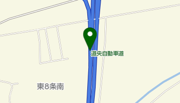 道央自動車道 美唄IC 下り 出口の地図画像