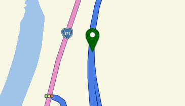 道東自動車道 夕張IC 上り 出口の地図画像