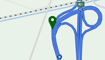 道央自動車道 滝川IC 下り 入口の地図画像