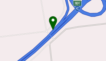 道央自動車道 深川IC 下り 出口の地図画像