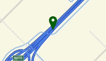 道央自動車道 旭川北IC 上り 出口の地図画像