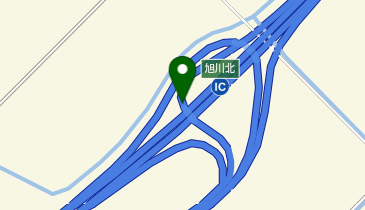 道央自動車道 旭川北IC 下り 入口の地図画像
