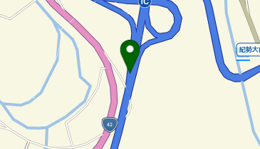 紀勢自動車道 紀勢大内山IC 上り 出口の地図画像