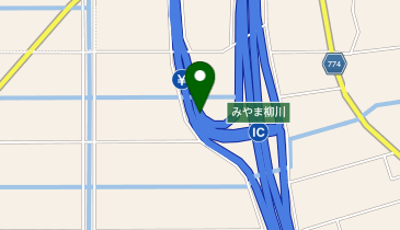 九州自動車道 みやま柳川IC 上り 入口の地図画像