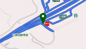 山陽自動車道 宮島スマートIC 下り 入口の地図画像