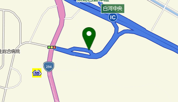 東北自動車道 白河中央スマートIC 上り 入口の地図画像