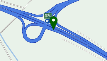 道央自動車道 落部IC 下り 出口の地図画像