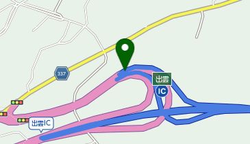 山陰自動車道 出雲IC 下り 入口の地図画像