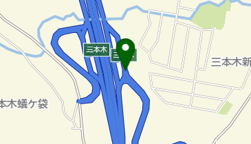 東北自動車道 三本木スマートIC 上り 出口の地図画像