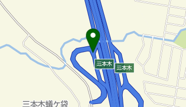 東北自動車道 三本木スマートIC 下り 出口の地図画像