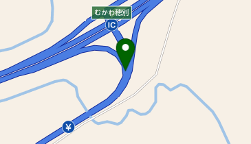 道東自動車道 むかわ穂別IC 上り 入口の地図画像