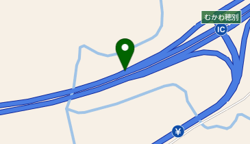 道東自動車道 むかわ穂別IC 下り 出口の地図画像