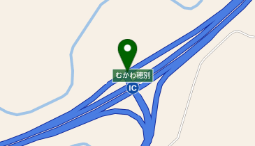 道東自動車道 むかわ穂別IC 下り 入口の地図画像