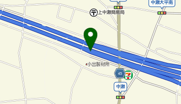 新東名高速道路 浜松浜北IC 下り 入口の地図画像