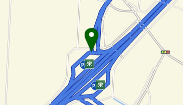 北陸自動車道 栄スマートIC 下り 出口の地図画像