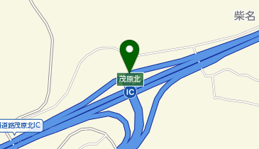 首都圏中央連絡自動車道(松尾横芝-木更津) 茂原北IC 内回り 入口の地図画像