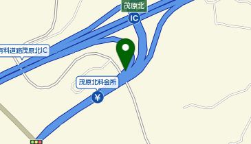 首都圏中央連絡自動車道(松尾横芝-木更津) 茂原北IC 外回り 入口の地図画像