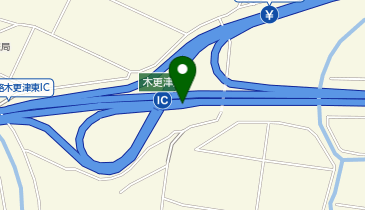 首都圏中央連絡自動車道(松尾横芝-木更津) 木更津東IC 外回り 出口の地図画像