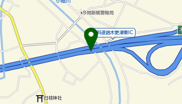 首都圏中央連絡自動車道(松尾横芝-木更津) 木更津東IC 外回り 入口の地図画像