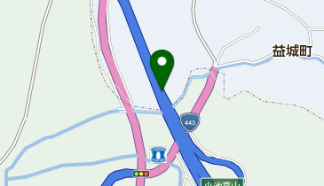 九州中央自動車道 小池高山IC 下り 出口の地図画像