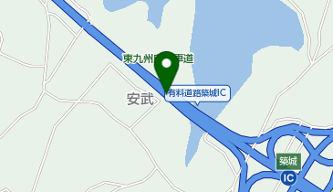 東九州自動車道 築城IC 上り 入口の地図画像