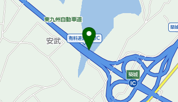 東九州自動車道 築城IC 下り 出口の地図画像