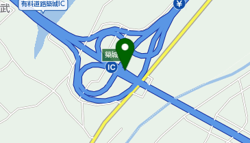 東九州自動車道 築城IC 下り 入口の地図画像