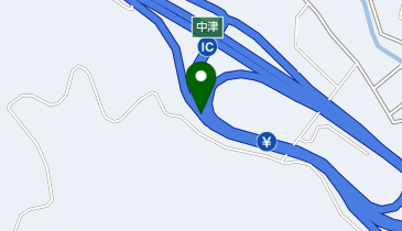 東九州自動車道 中津IC 上り 入口の地図画像