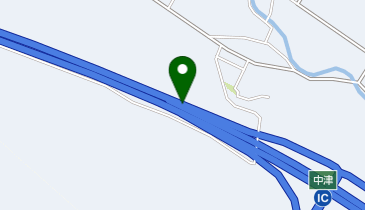 東九州自動車道 中津IC 下り 出口の地図画像