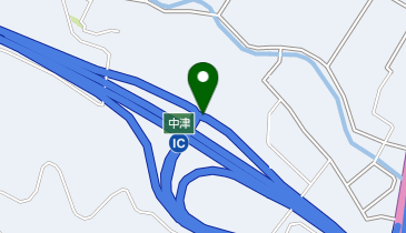 東九州自動車道 中津IC 下り 入口の地図画像