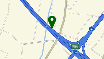 東九州自動車道 豊前IC 下り 出口の地図画像